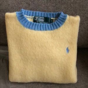 Ralph Lauren boys wool sweater AND POLO SHIRT!
